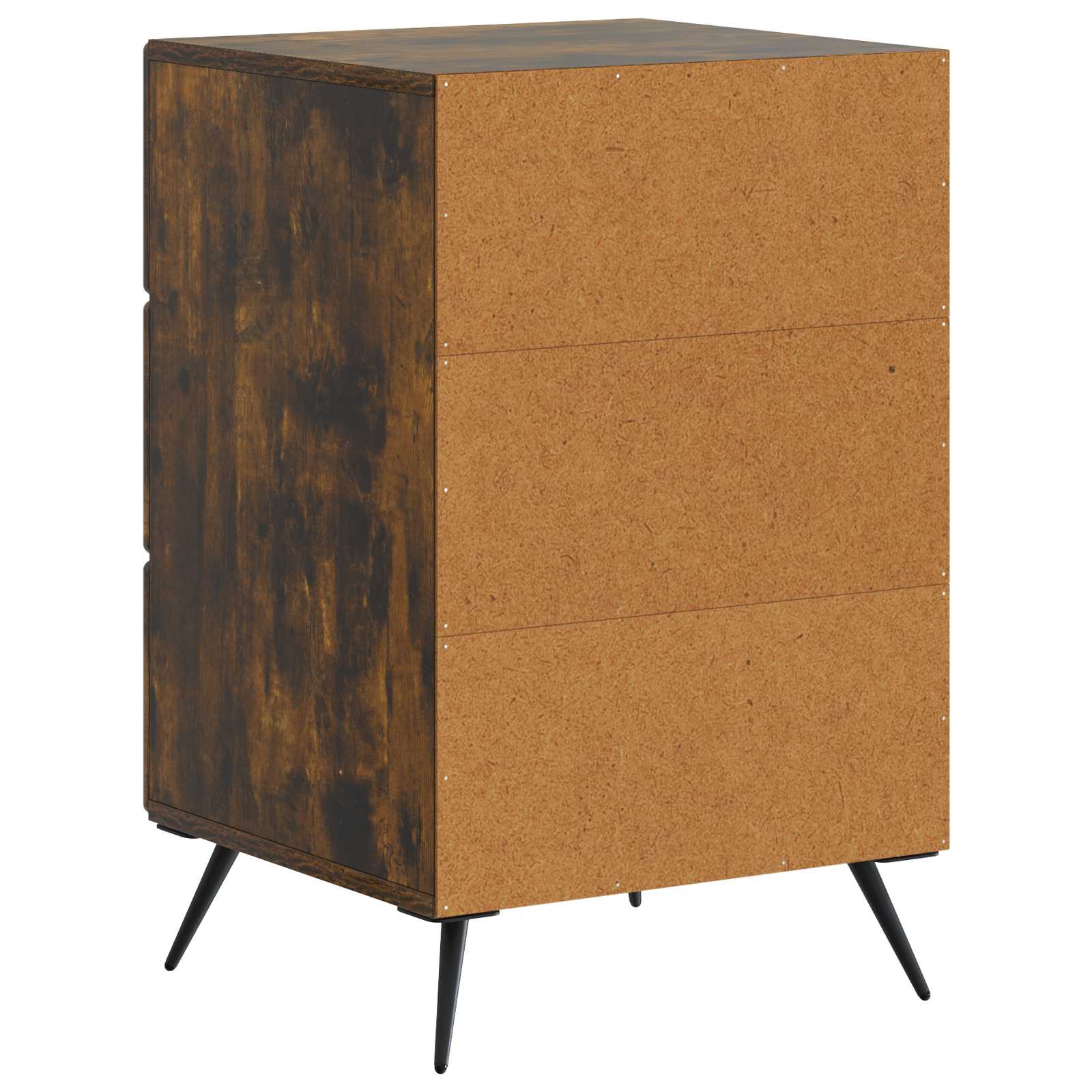 Armadio Da Notte Con Cassetto Rovere Fumo 43 X 41 X 66,5 cm - Image 6