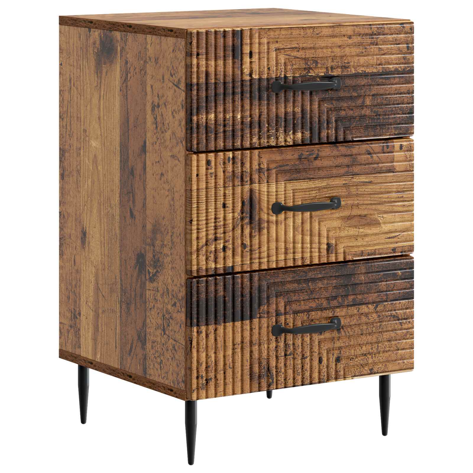 Armadio Da Notte Con Cassetto Legno Antico 43 X 41 X 66,5 cm