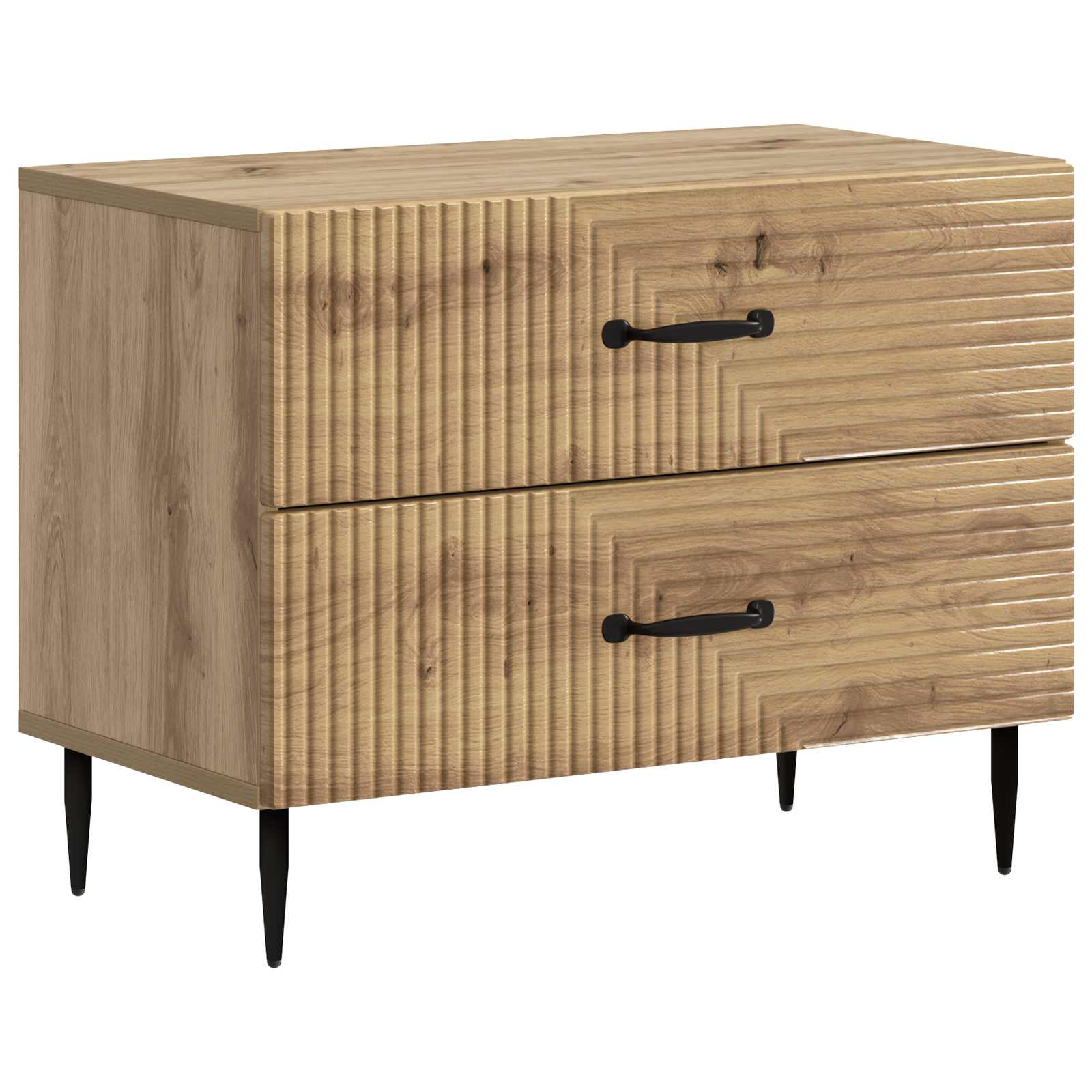 Armadio Da Notte Rovere Artigianale 62 X 34,5 X 47,5 cm