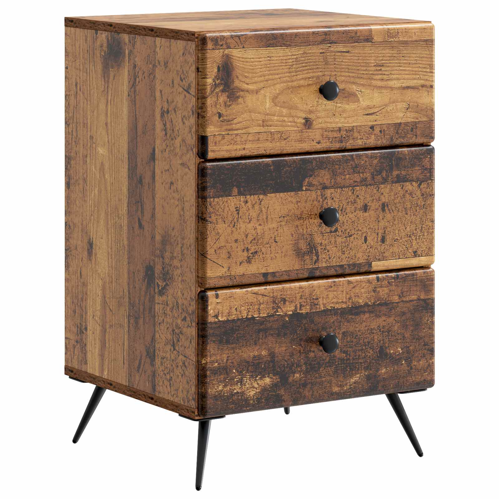 Armadio Da Notte Con Cassetto Legno Antico 43 X 41 X 66,5 cm