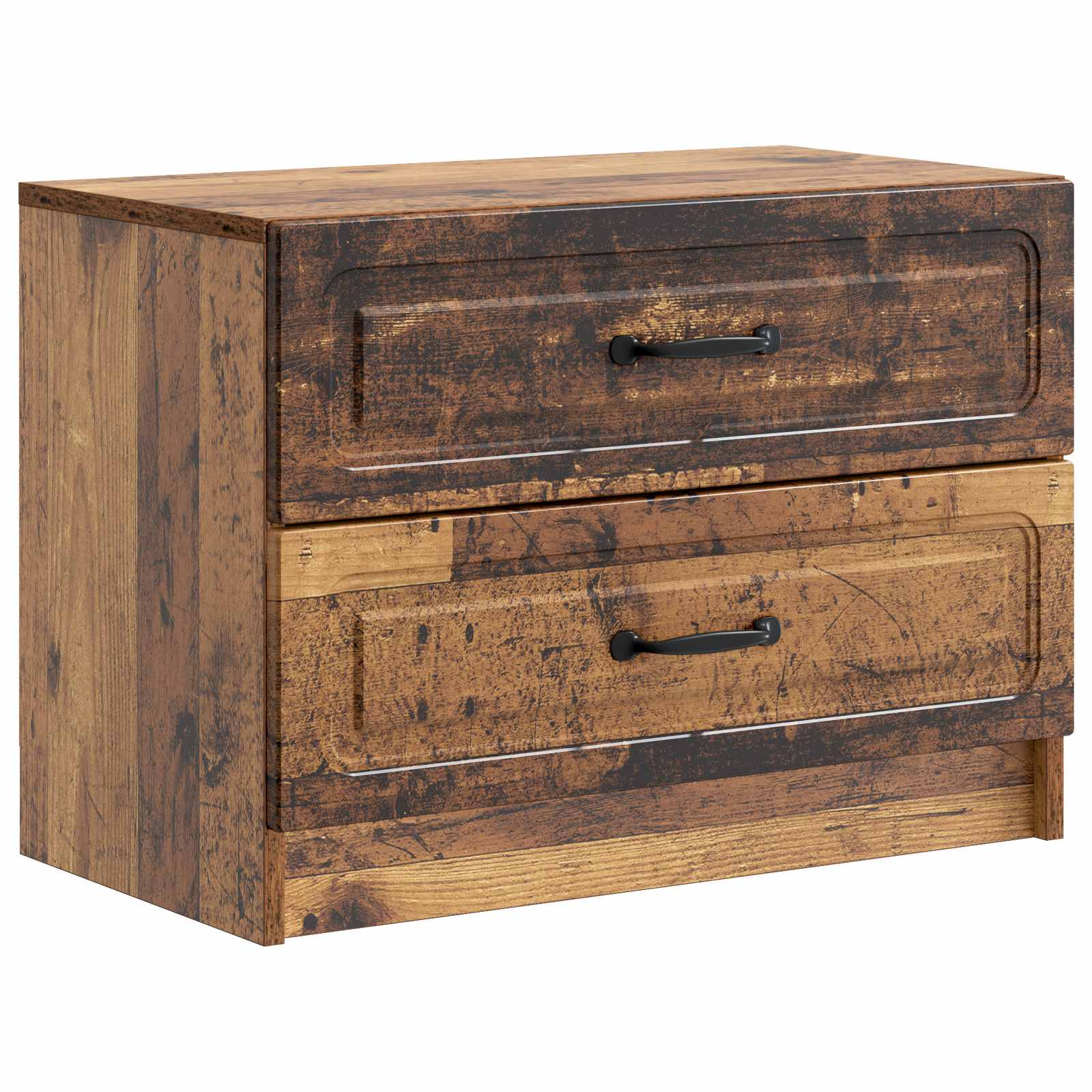 Armadio Da Notte Con Cassetto Legno Antico 62 X 34,5 X 44,5 cm