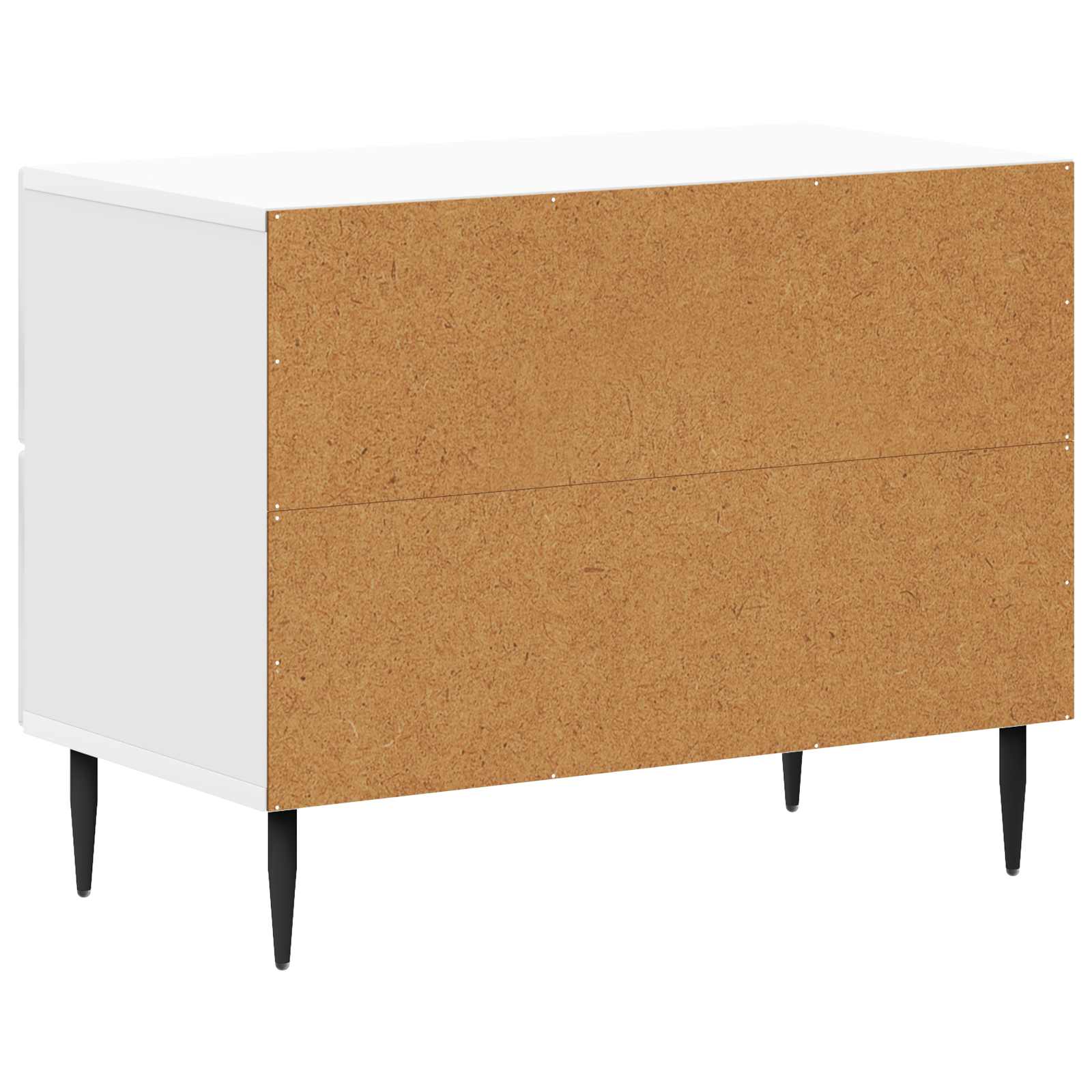 Armadio Da Notte Con Cassetto Bianco Lucido 62 X 34,5 X 47,5 cm - Image 6