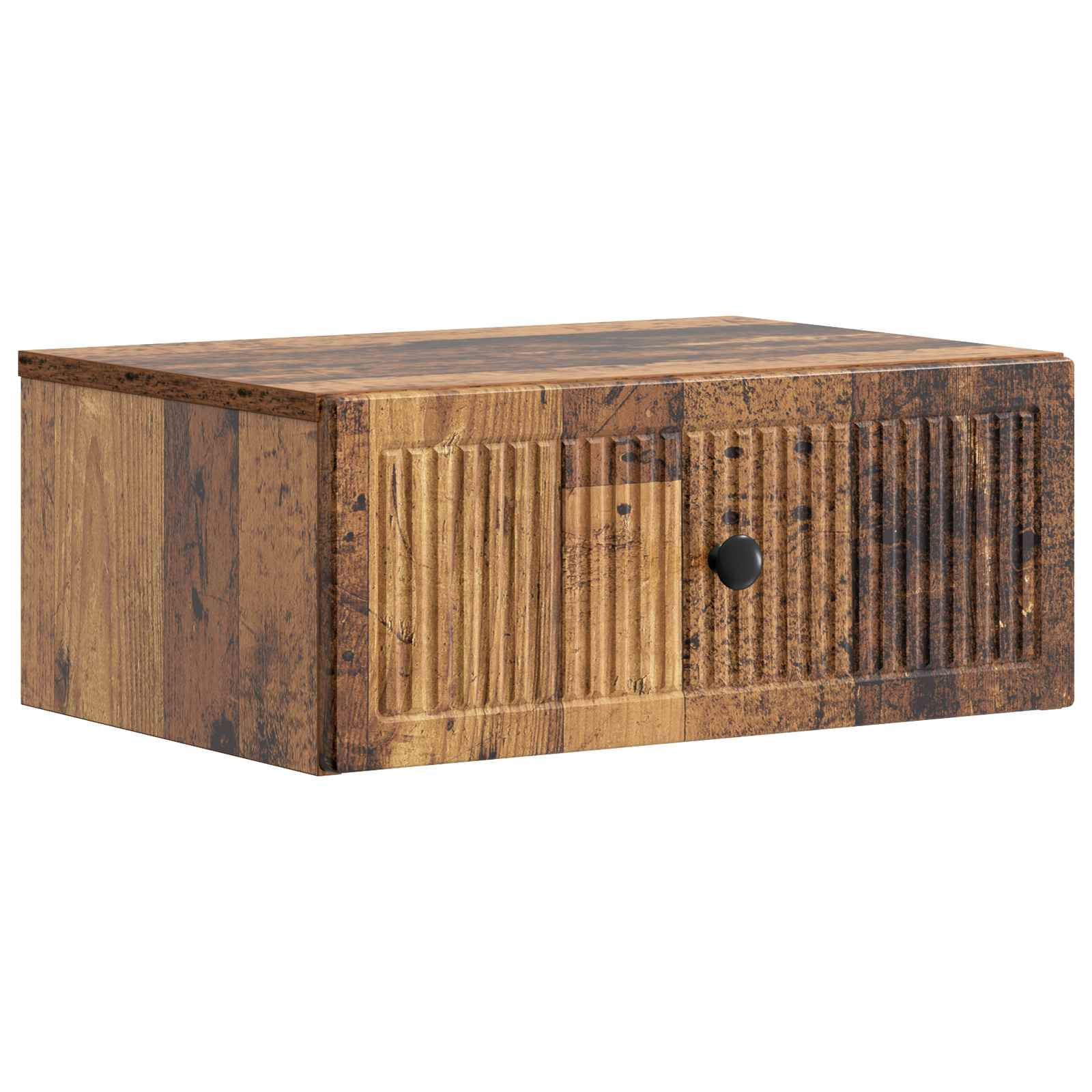 Armadio Da Notte Con Cassetto Legno Antico 49 X 34,5 X 20 cm