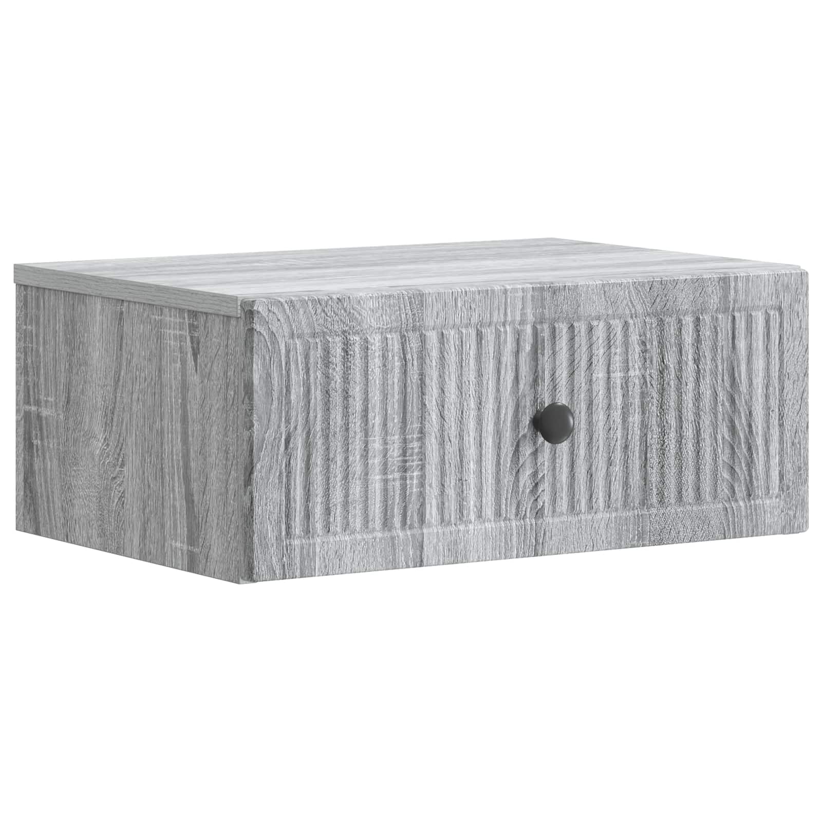 Armadio Da Notte Con Cassetto Grigio Sonoma 49 X 34,5 X 20 cm