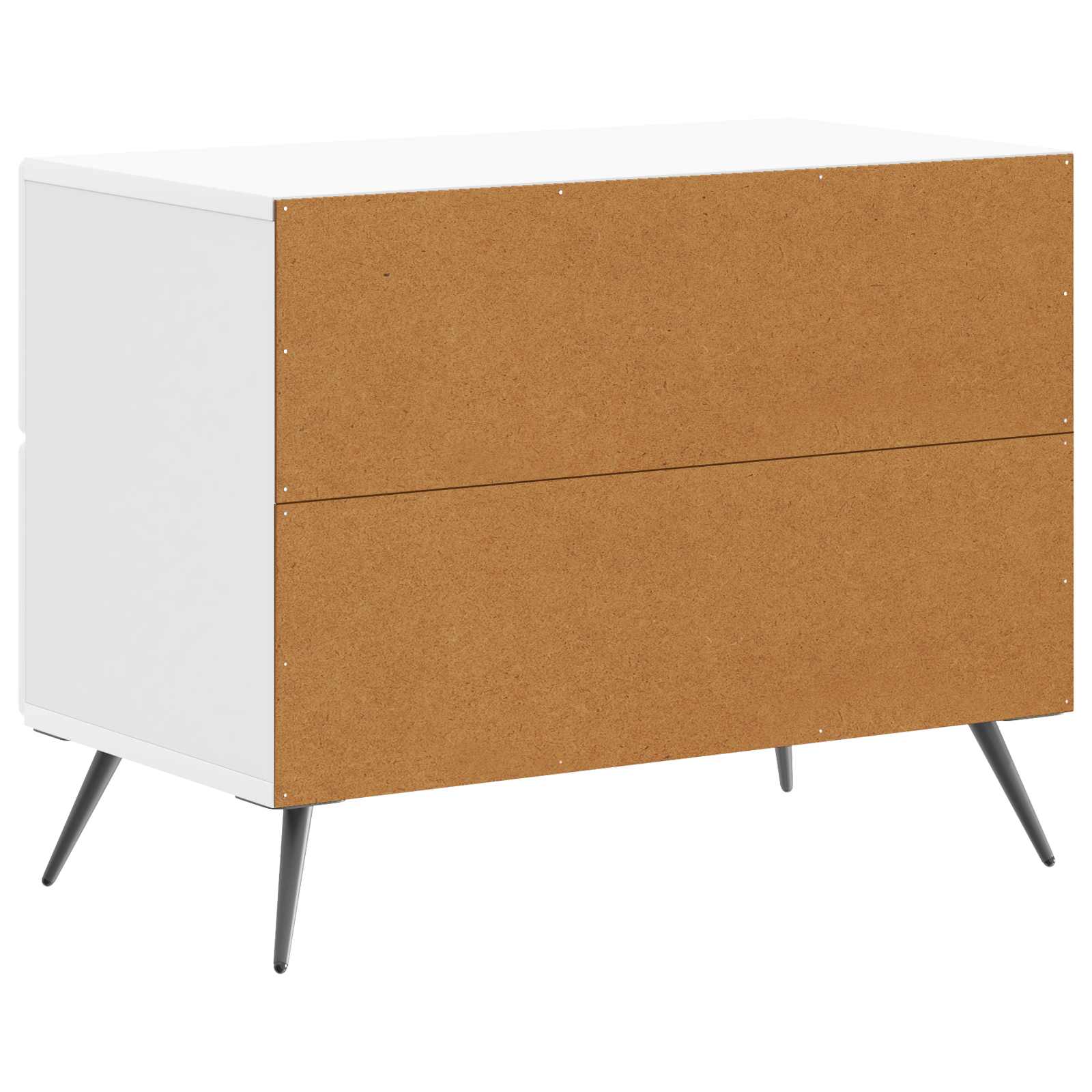 Armadio Da Notte Con Cassetto Bianco Lucido 62 X 34,5 X 47,5 cm - Image 6