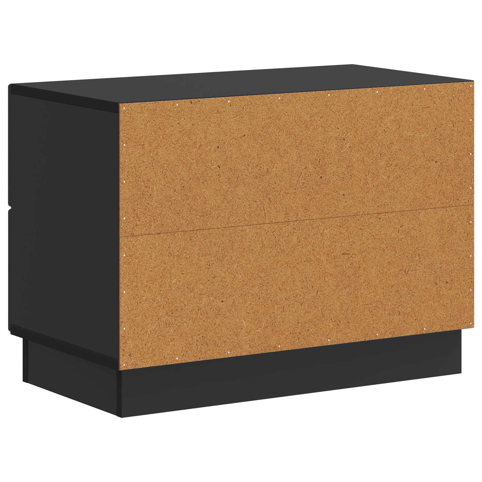 Armadio Da Notte Nero 62 X 34,5 X 44,5 Cm Legno Ingegnerizzato - Image 6