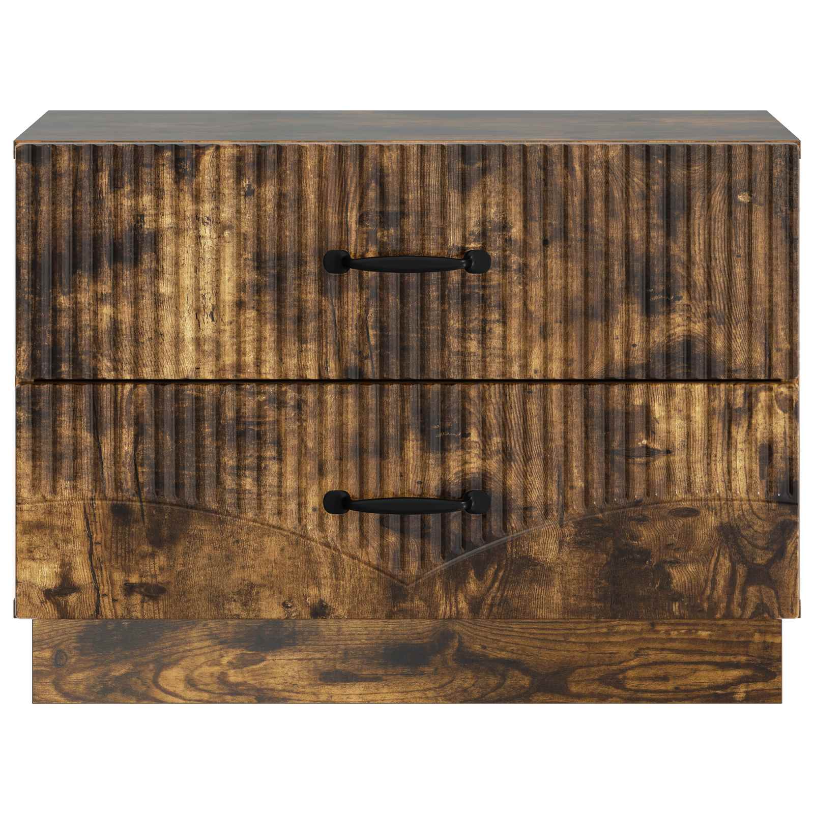 Armadio Da Notte Con Cassetto Rovere Fumo 62 X 34,5 X 44,5 cm - Image 4