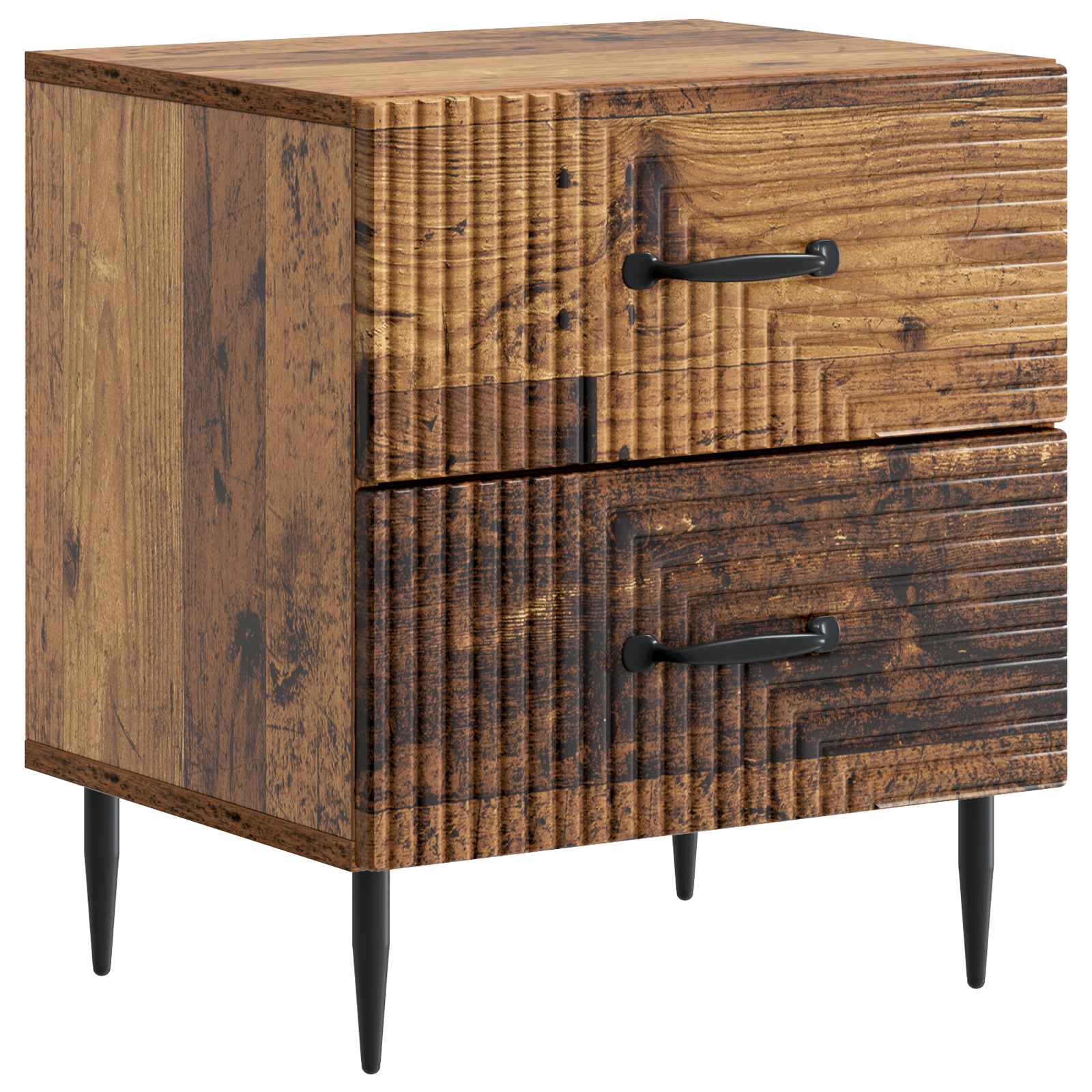 Armadio Da Notte Con Cassetto Legno Antico 43 X 34,5 X 47,5 cm