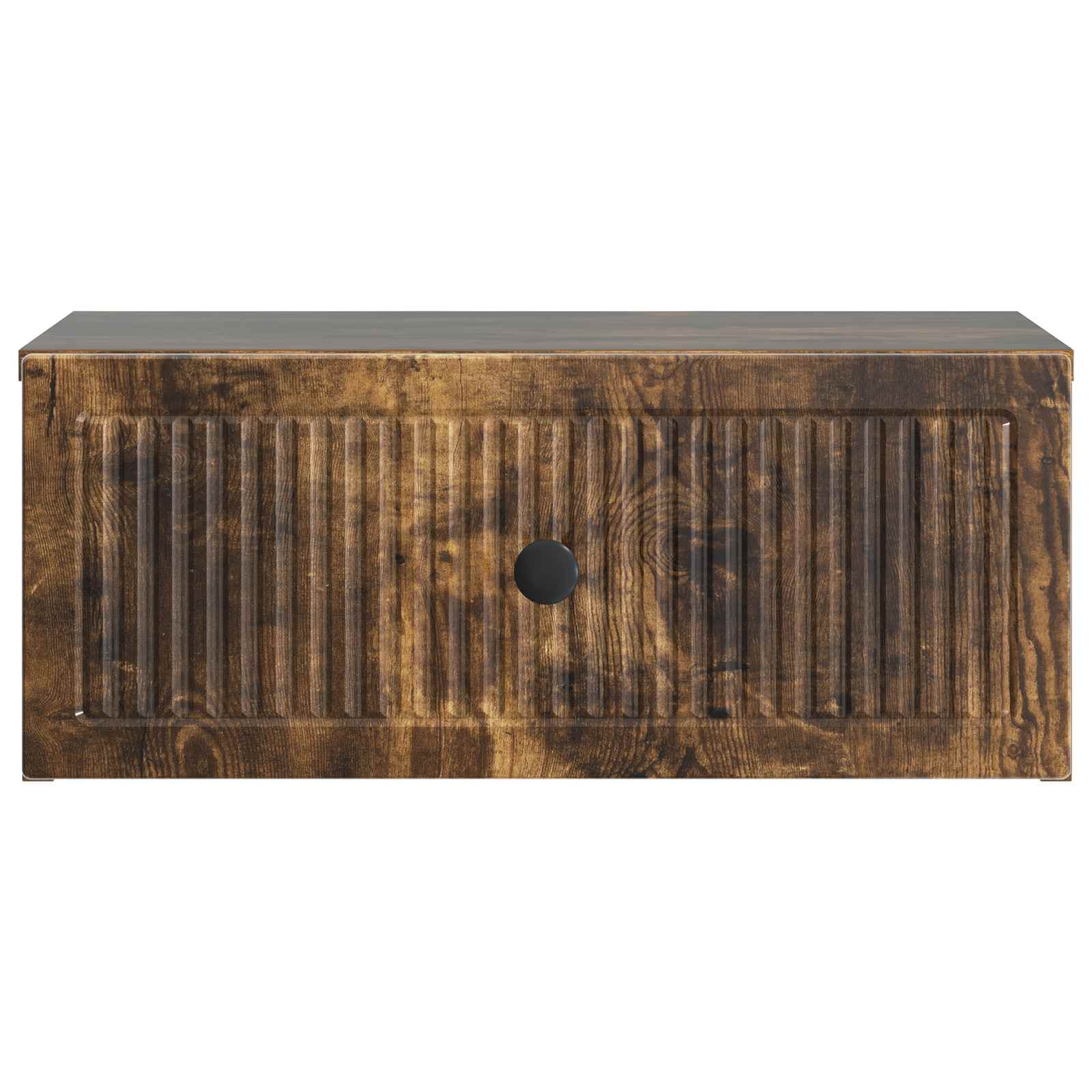 Armadio Da Notte Con Cassetto Rovere Fumo 49 X 34,5 X 20 cm - Image 4