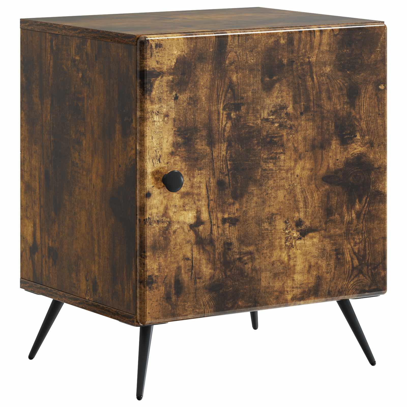 Armadio Da Notte Rovere Fumo 43 X 34,5 X 50 cm