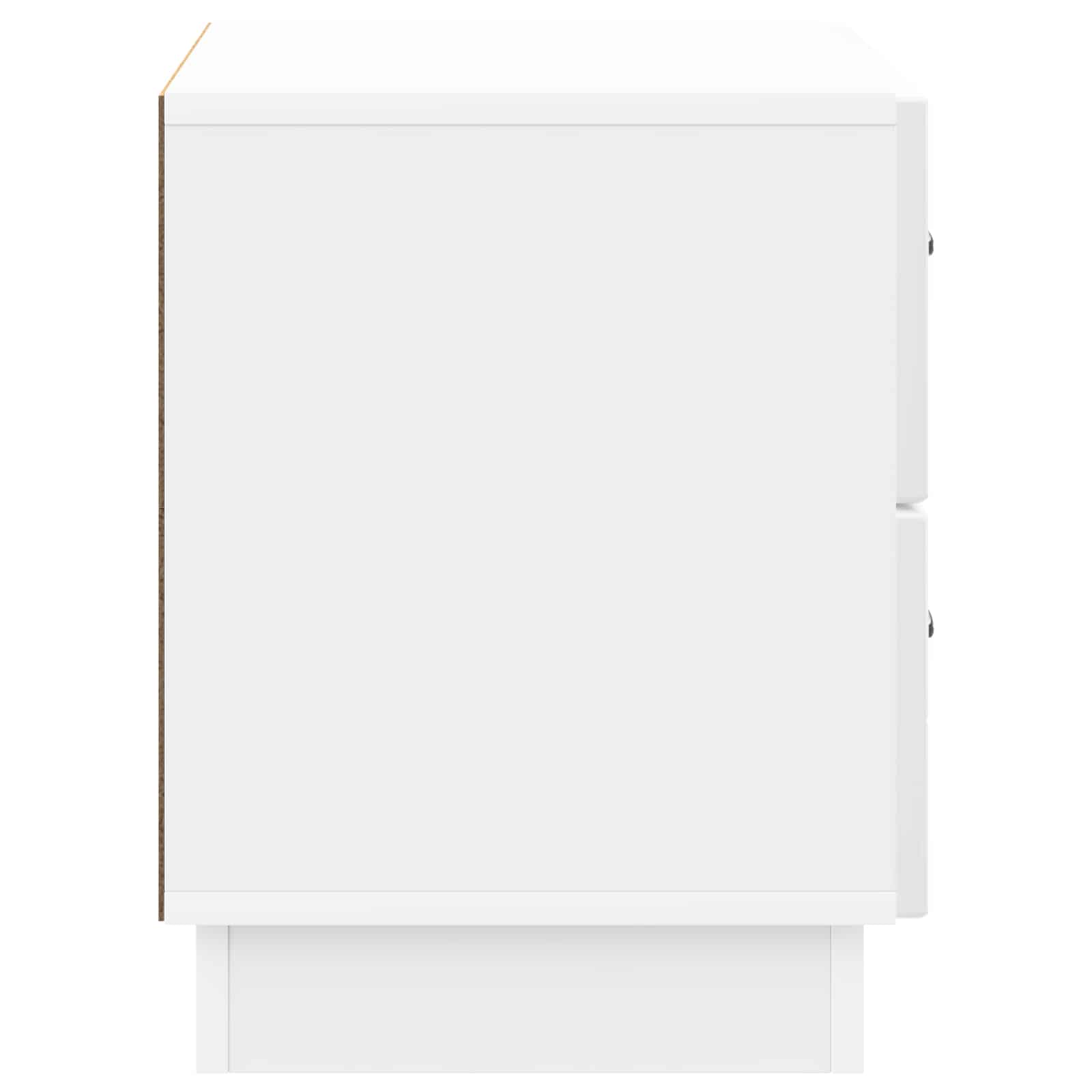 Armadio Da Notte Con Cassetto Bianco Lucido 62 X 34,5 X 44,5 cm - Image 5