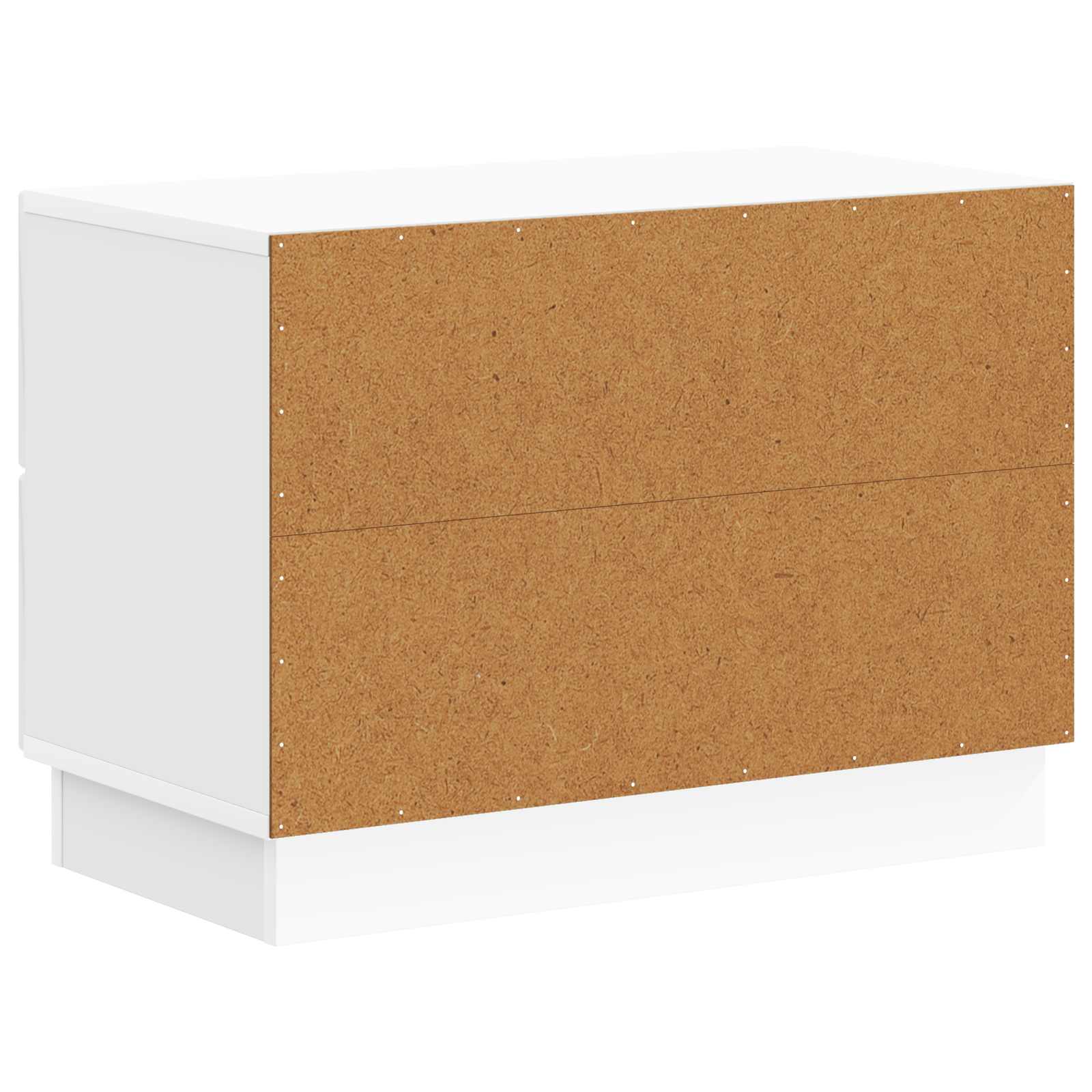 Armadio Da Notte Con Cassetto Bianco Lucido 62 X 34,5 X 44,5 cm - Image 6