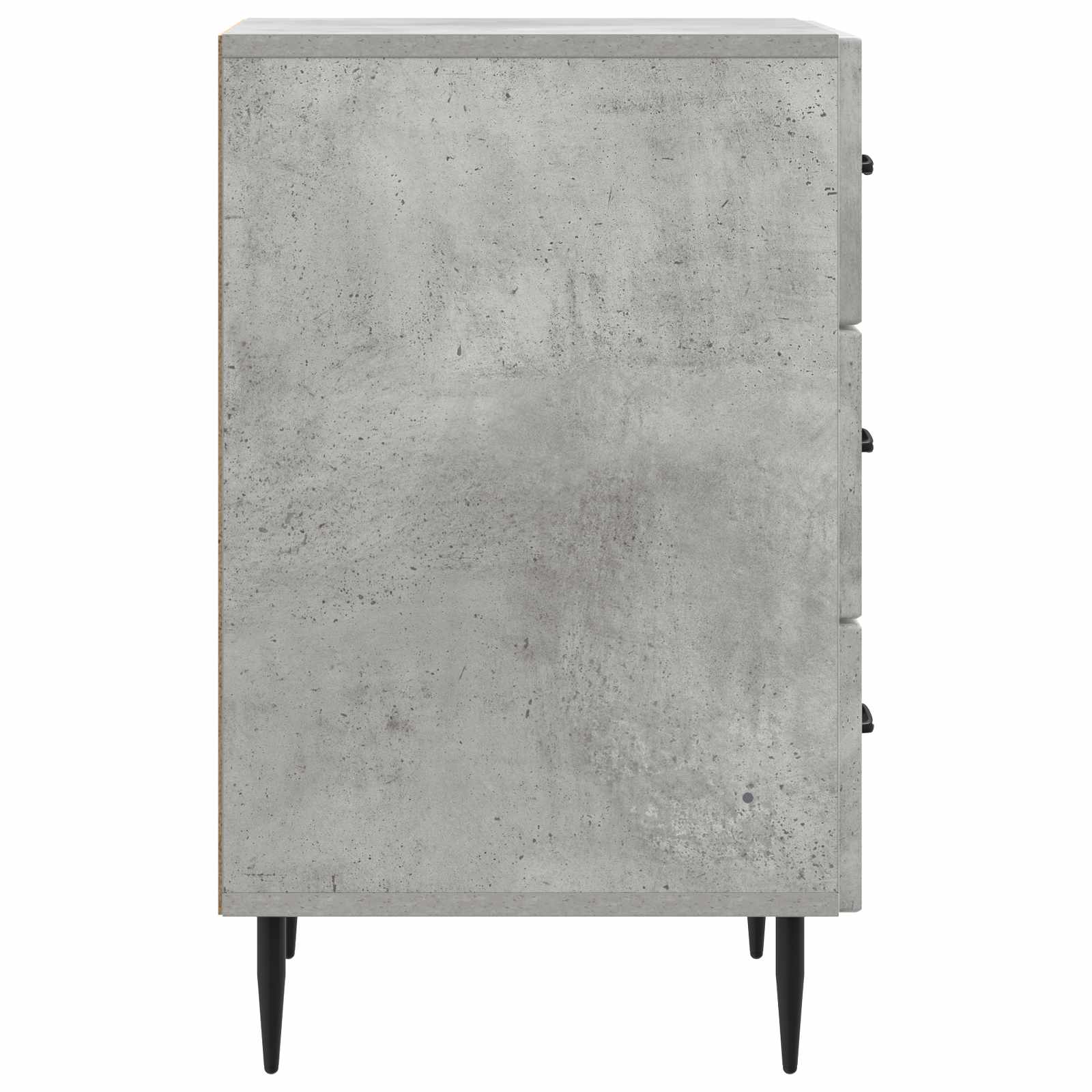 Armadio Da Notte Con Cassetto Grigio Cemento 43 X 41 X 66,5 cm - Image 5