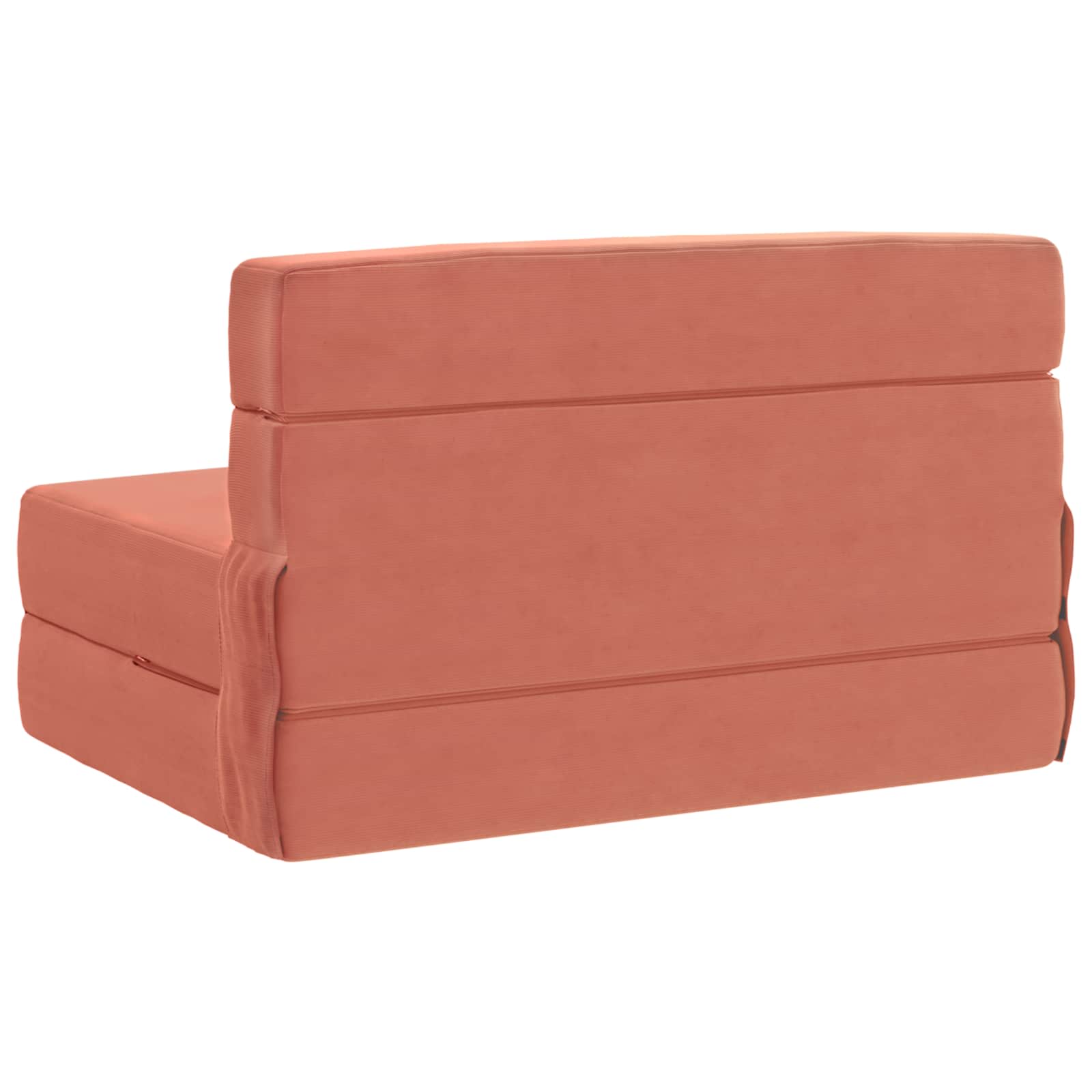 Divano Letto Pieghevole Rosso Arancio 190 X 100 X 15 cm - Image 4