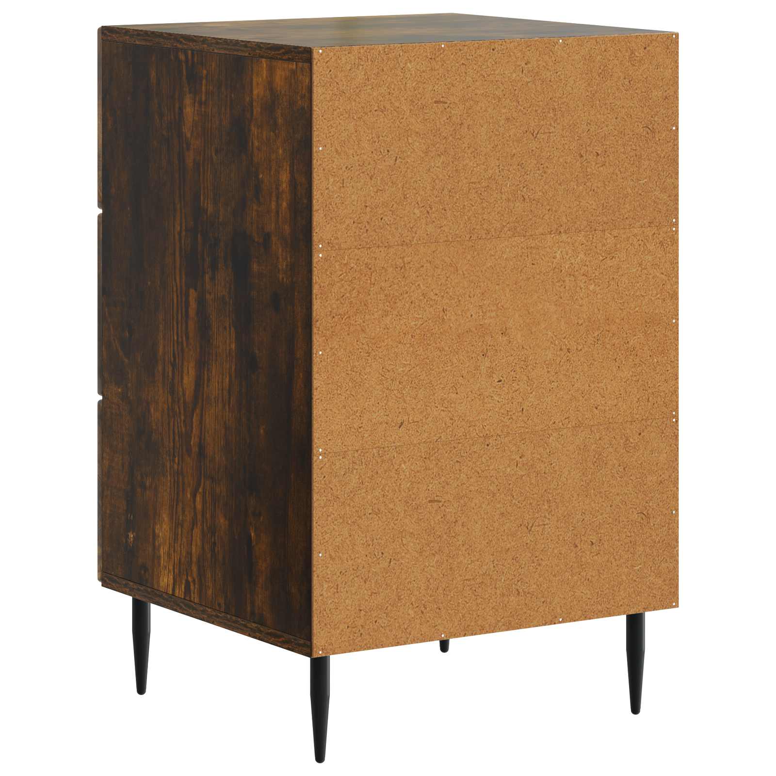 Armadio Da Notte Con Cassetto Rovere Fumo 43 X 41 X 66,5 cm - Image 6