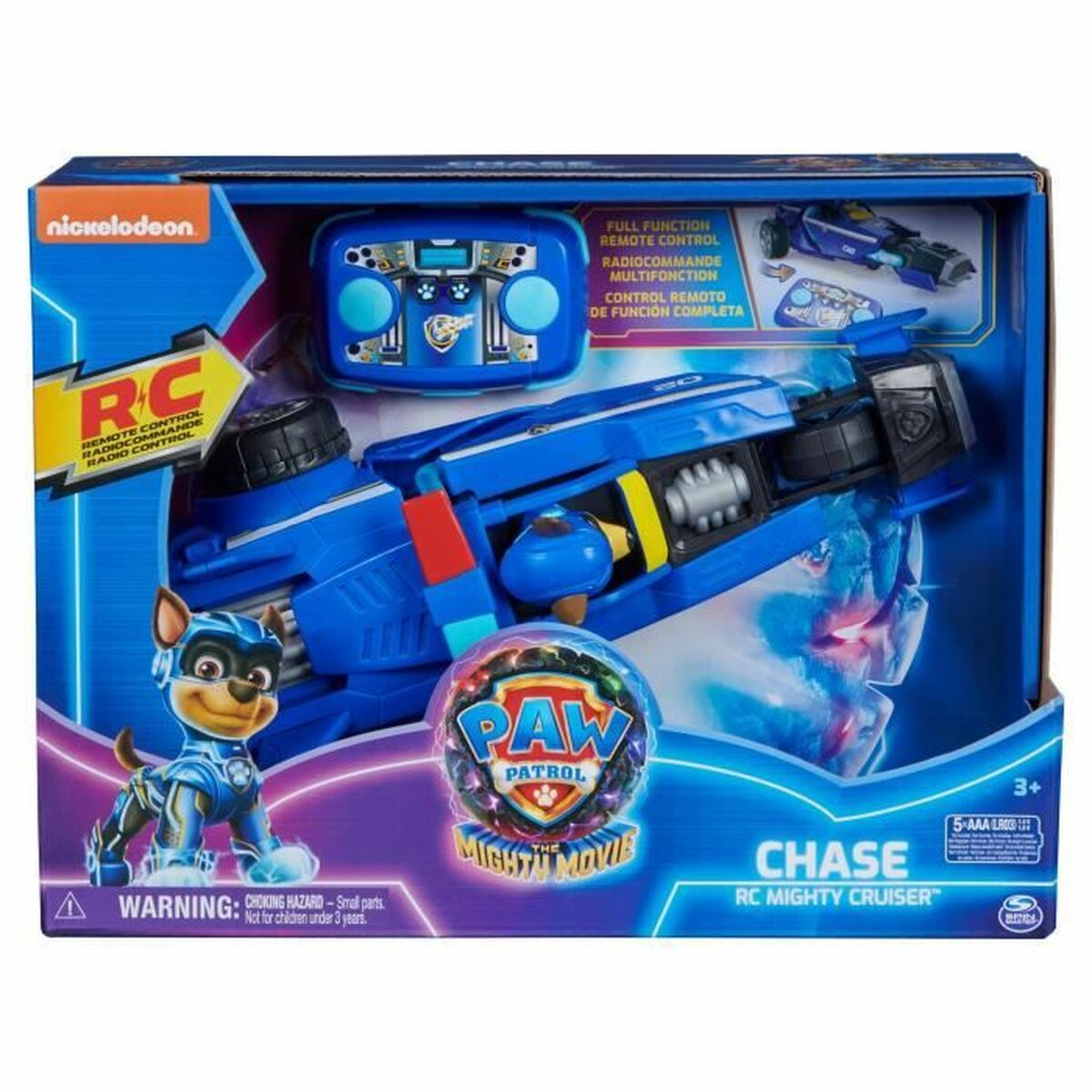 Macchinina Radiocomandata The Paw Patrol Dorato Nero/blu