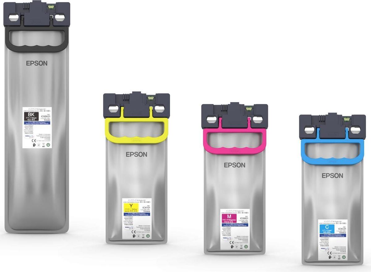 Epson Original T05a1 T05a2 T05a3 T05a4 Xl Druckerpatronen - 4er Multipack Cyan , Magenta, Gelb, Schwarz (opt05a0nset)