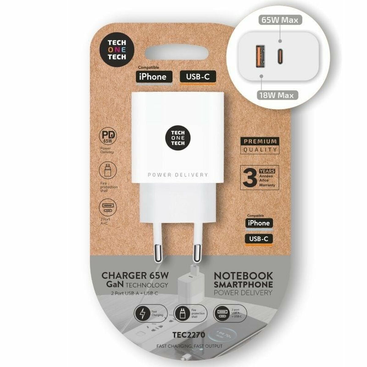 Dockstation Tech One Tech Tec2270 Nero