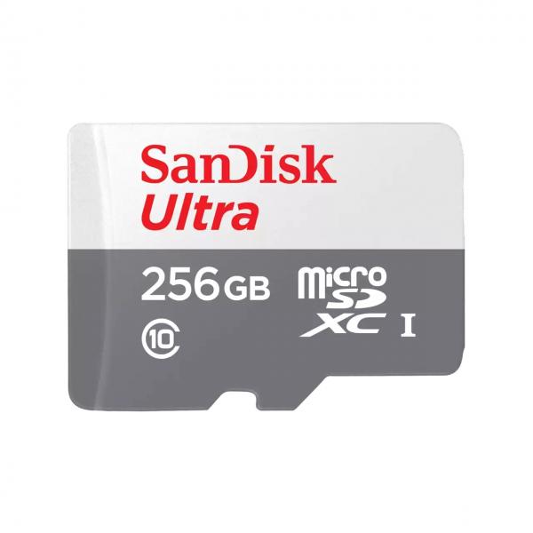 SanDisk Ultra 256 GB MicroSDXC UHS-I Classe 10 (256GB ULTRA LITE WHITE/GRAY - MICROSDXC 100MB/S CLASS 10 UHS-I)