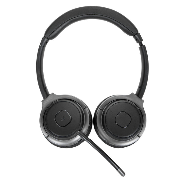 Targus AEH104GL cuffia e auricolare Con cavo e senza cavo A Padiglione Musica e Chiamate USB tipo-C Bluetooth Nero (TARGUS WIRELESS STEREO HEADSET - )