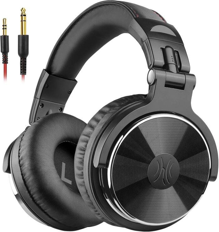OneOdio Studio Pro 10 Hi-Res Cuffie DJ Cablate c/ Shareporte e Microfono Black