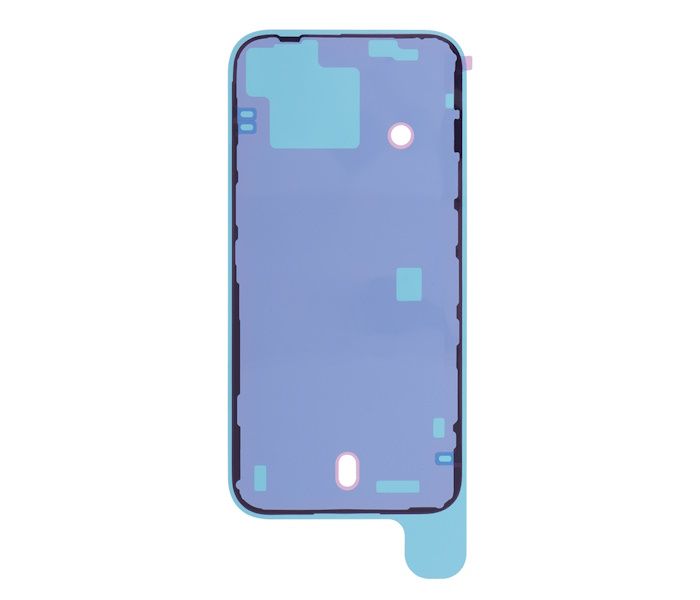 Adesivo posteriore impermeabile per iPhone 14 nero 10pz