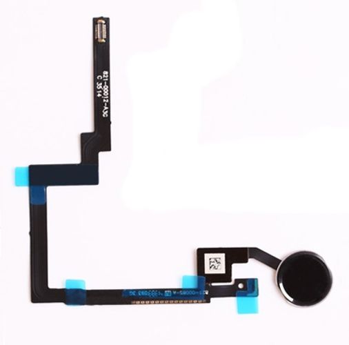 FLAT HOME BUTTON NERO APPLE IPAD MINI 3 A1599 A1600 + FLEX