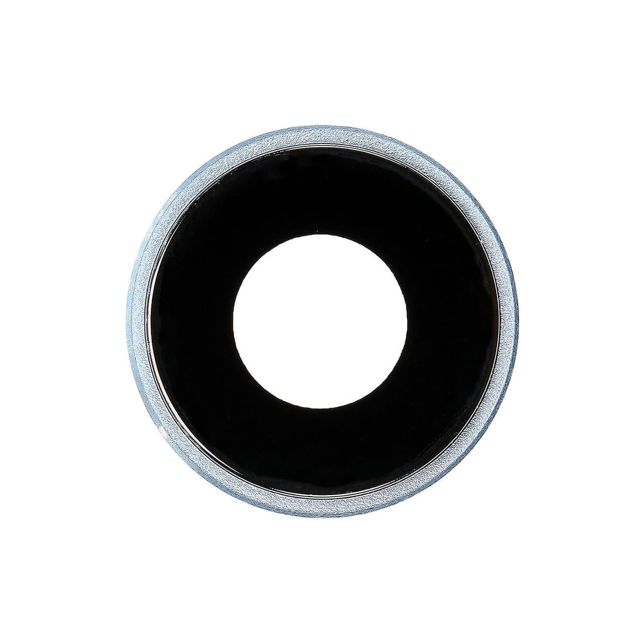Cornice fotocamera con lente per iPhone XR Blu