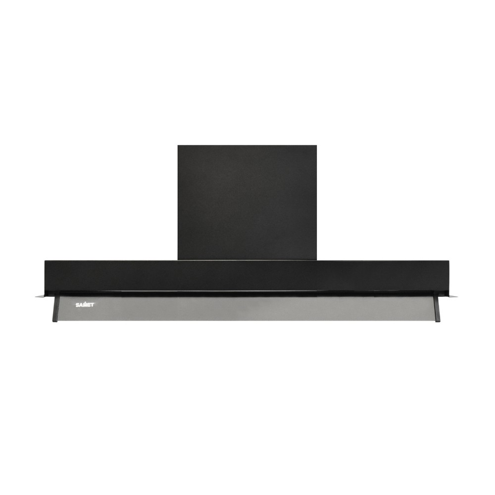 Cappa integrata sottopensile Samet Kripto90 luce led 3 livelli velocità colore nero classe D