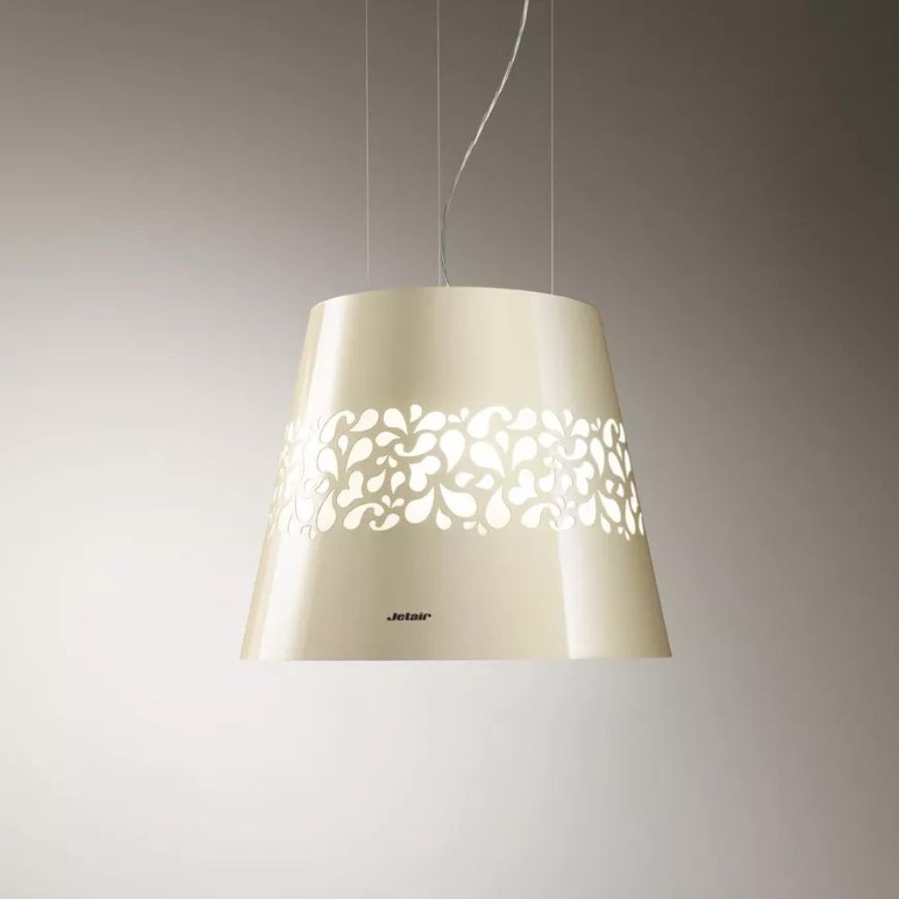 Cappa isola aspirante Jeitar Giulia Pearl F/50 colore avorio classe B