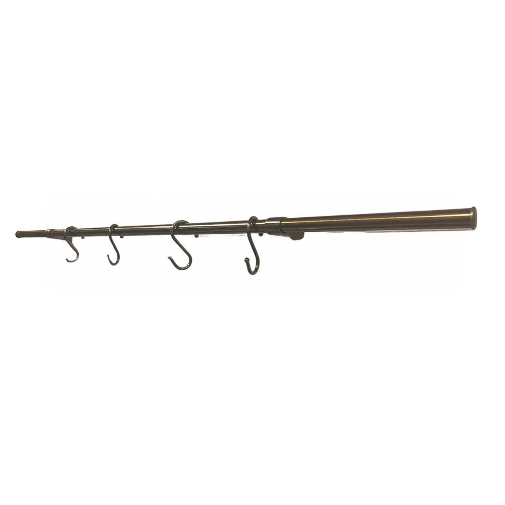 Asta appendi mestoli KITOTTONE90 4 ganci 90 cm ottone antico - Image 3