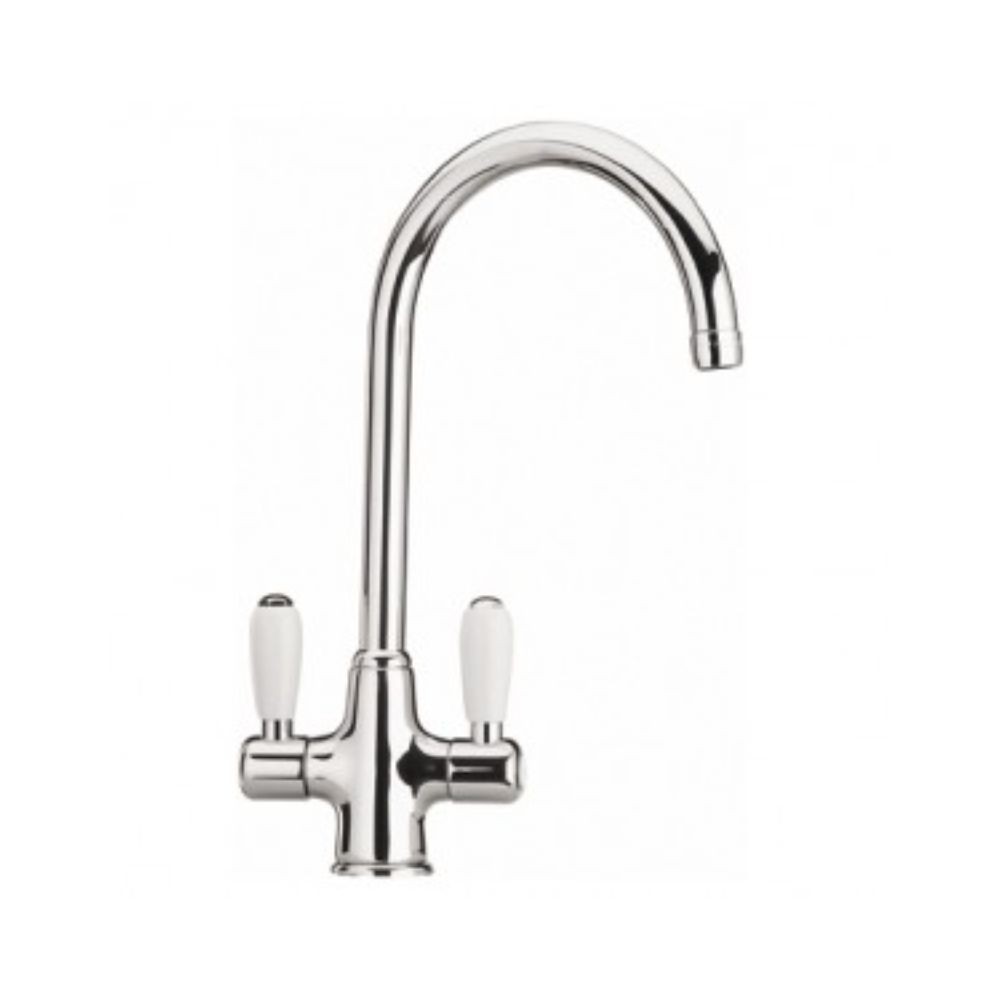 Rubinetto da cucina Paini 84CR544 cromato comandi ceramica