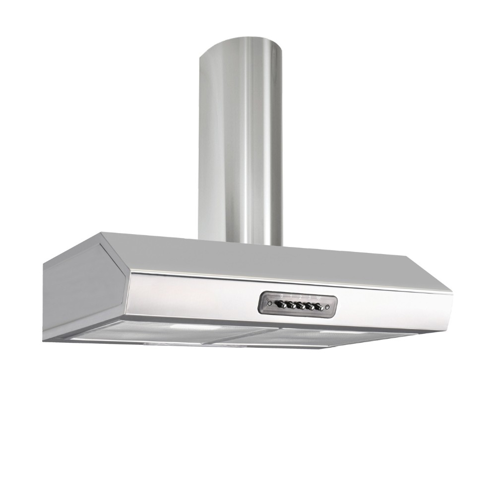 Cappa Samet Maestrale 90 con camino 90 cm 1 motore inox