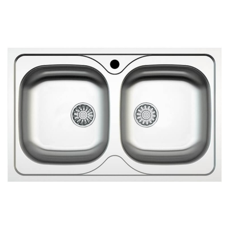 Lavello 86x50 2 vasche SA322