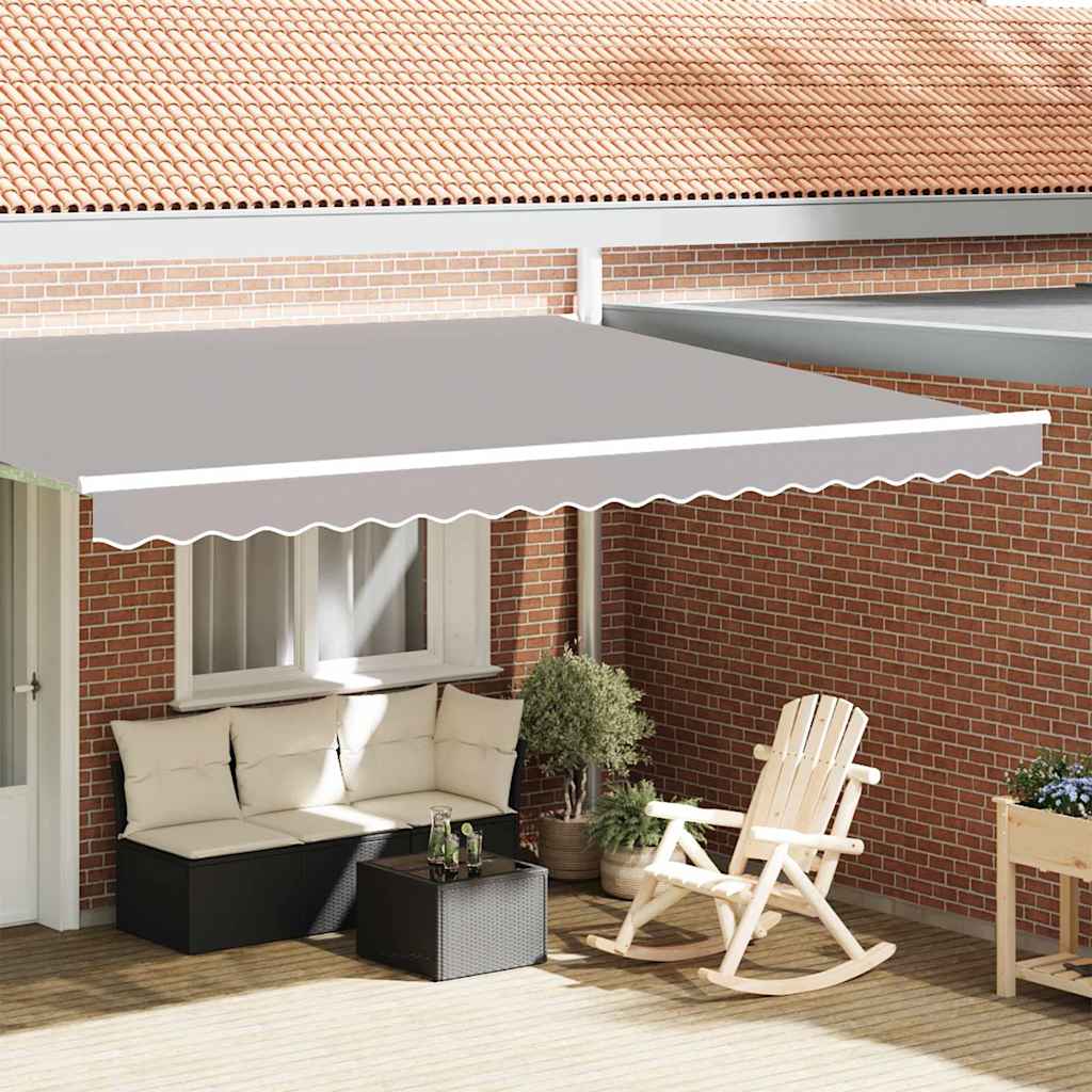 Tenda A Braccio Grigio Chiaro 430 X 20 Cm Tela