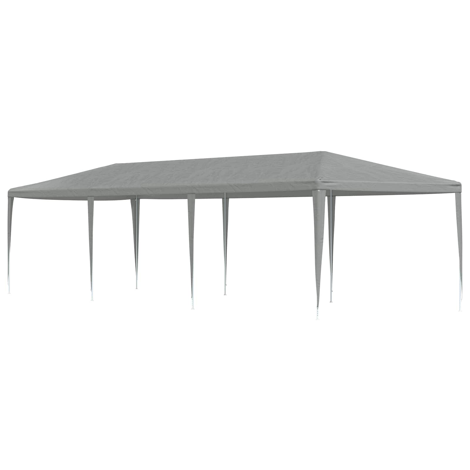 Tenda Party Grigio Chiaro 900 X 300 X 255 Cm Pe E Acciaio