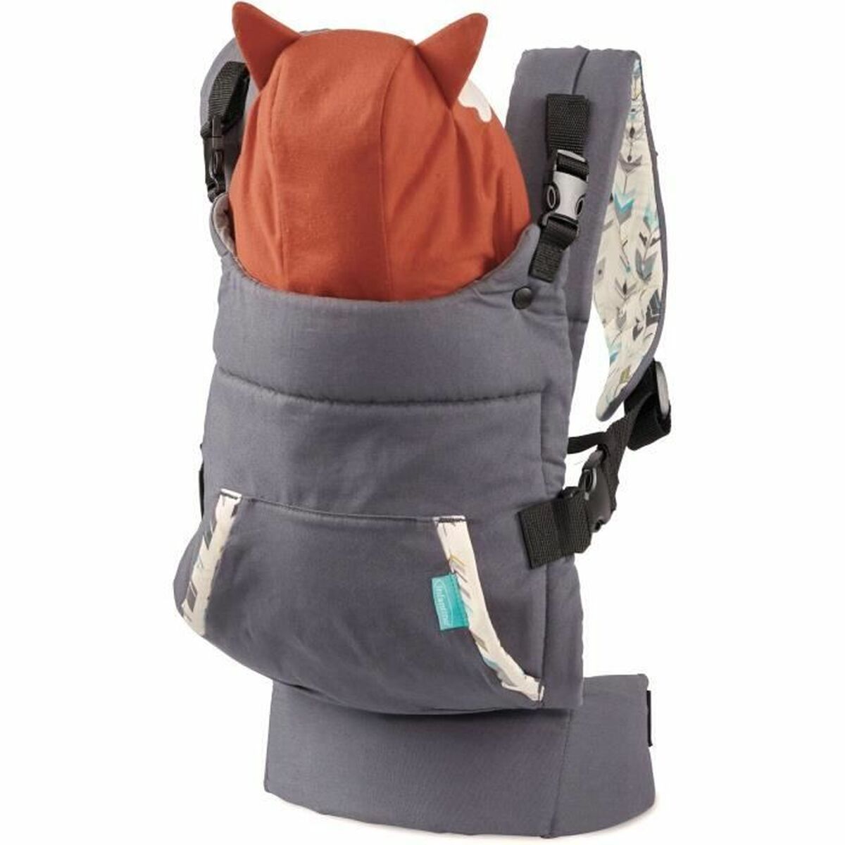 Zaino Porta Bambino Infantino Cuddle Up Fox + 6 Mesi + 0 Mesi