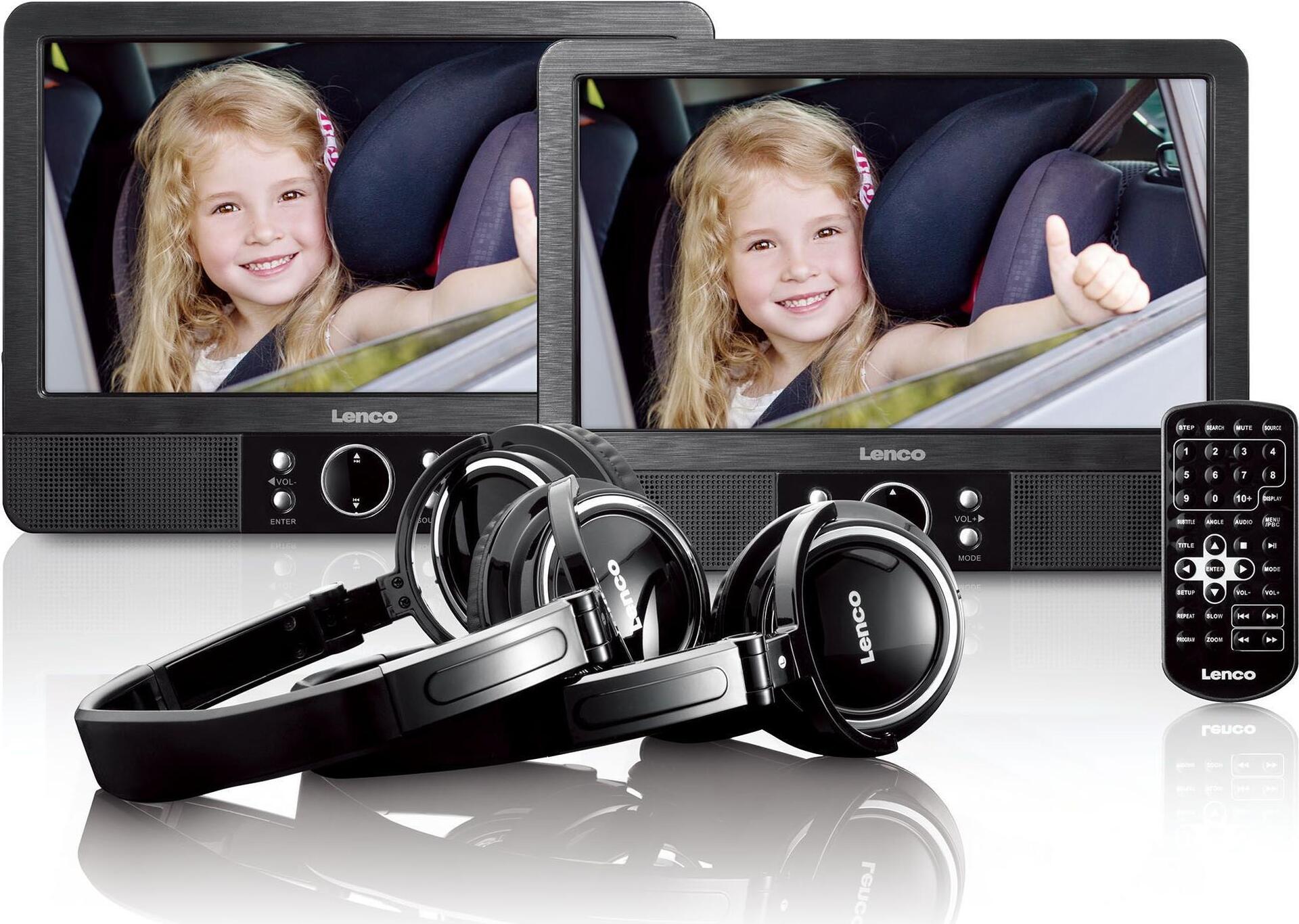 Lenco MeS-415 - DvD-Player Mit LcD-Monitor / LcD-Monitor - Anzeige - 22,9 Cm (9") (a003158)