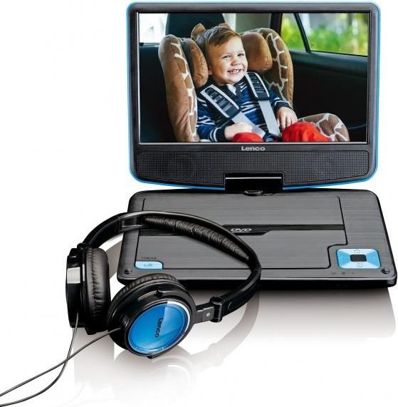 Lenco DvP-910 - DvD-Player - Tragbar -Anzeige: 22,9 Cm (9") - Blau (dvp910blau)