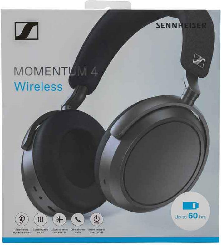 Sennheiser Momentum 4 - Kopfhörer Mit Mikrofon - Ohrumschließend - Bluetooth - Kabellos, Kabelgebunden - Aktive Rauschunterdrückung - 2,5 Mm Stecker