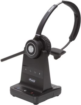 Auerswald Comfortel H-600 Kopfhörer Verkabelt & Kabellos Kopfband Büro/callcenter Bluetooth Schwarz (90349)
