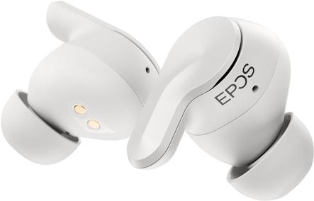 Epos Adapt E1 Weiss Bluetooth Earbuds MultI-Connect Ipx5 Hybrid Anc Ladecase UsB-C Dongle Ohradapter Teams Und Iphone Zertifizierung (1001261)