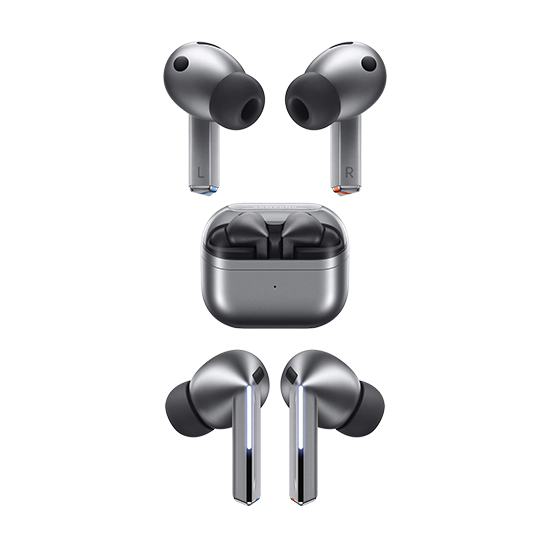 Samsung Galaxy Buds3 Pro - True WirelesS-Kopfhörer Mit Mikrofon - Im Ohr - Bluetooth - Aktive Rauschunterdrückung - Silber