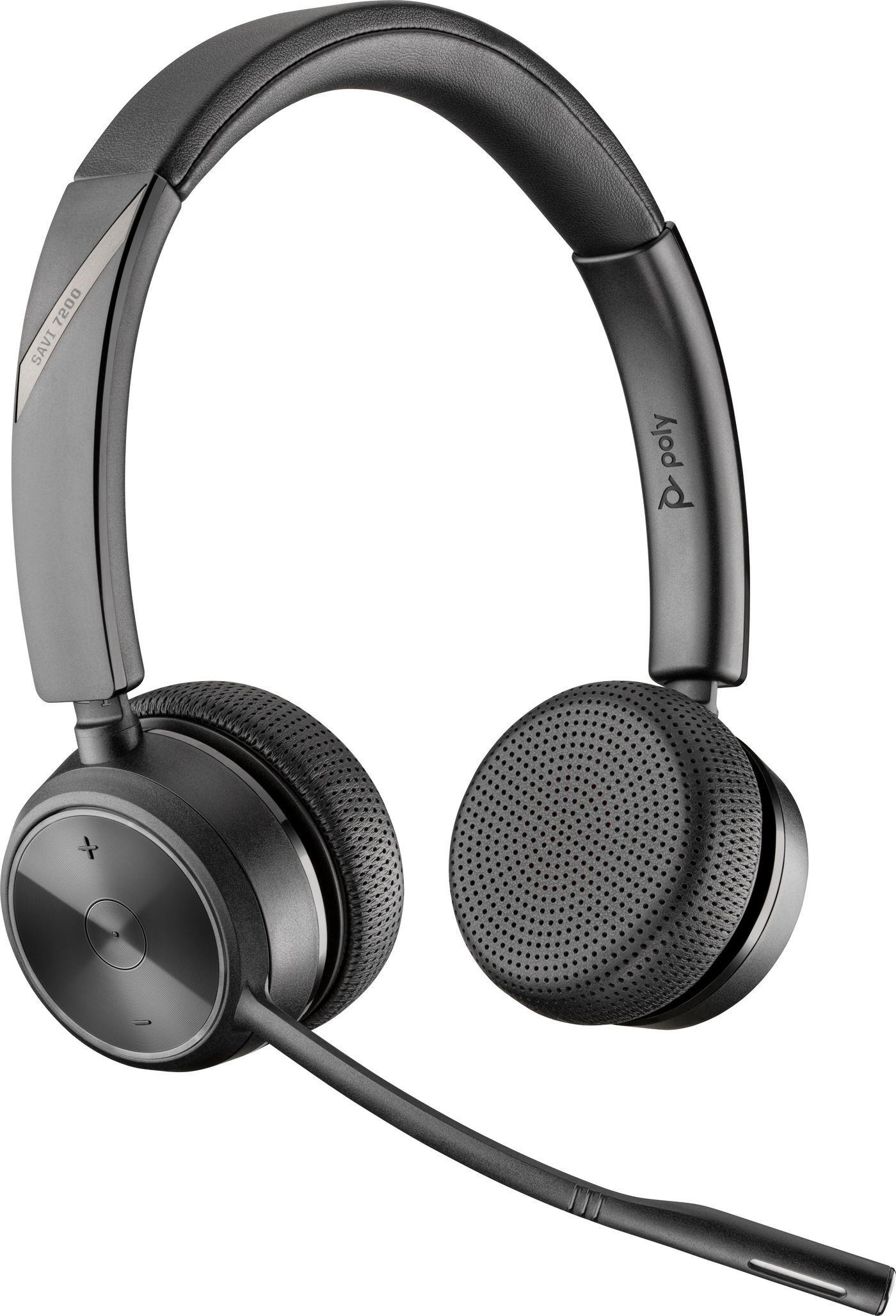 Hp Inc. Poly Savi 7220 Office - Savi 7200 Series - Headset - ON-Ear - Dect - Kabellos - Schwarz (8d3g8aa)
