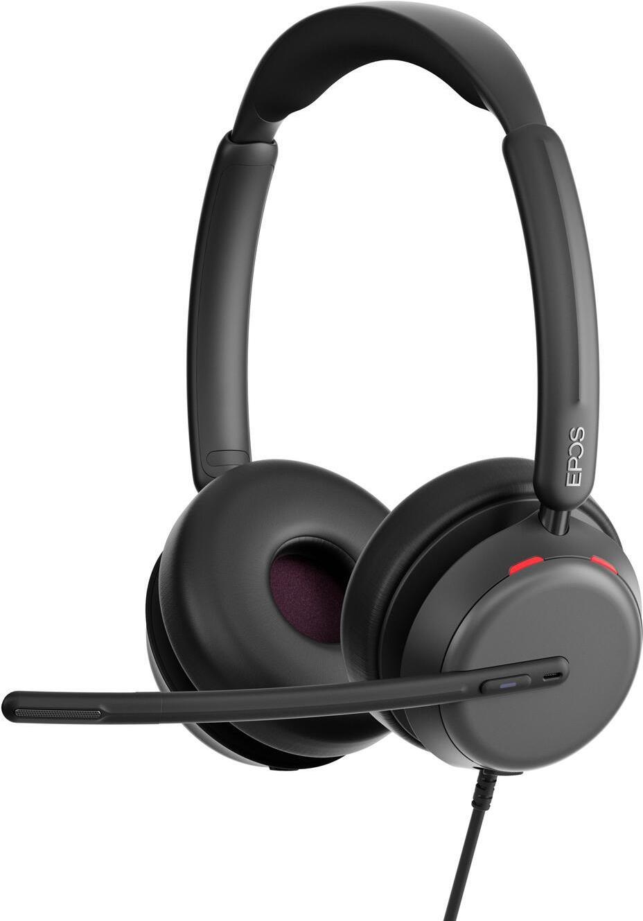 Epos Impact 860t Anc - Headset - ON-Ear - Kabelgebunden - Aktive Rauschunterdrückung - UsB-C - Zertifiziert Für Microsoft Teams (1001177)
