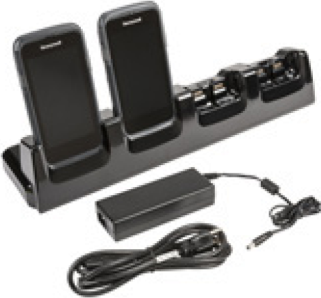 Honeywell Dolphin Chargebase - HandgeräT-Ladeständer Und Netzteil - 4 Ausgangsstecker - Europa (ct50-CB-2)