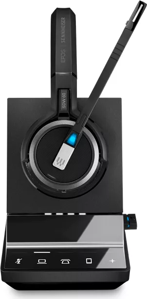 Epos Impact Sdw 5066t - HeadseT-System - ON-Ear - Dect - Kabellos, Kabelgebunden - Schwarz - Zertifiziert Für Microsoft Teams, Optimiert Für Uc (1001