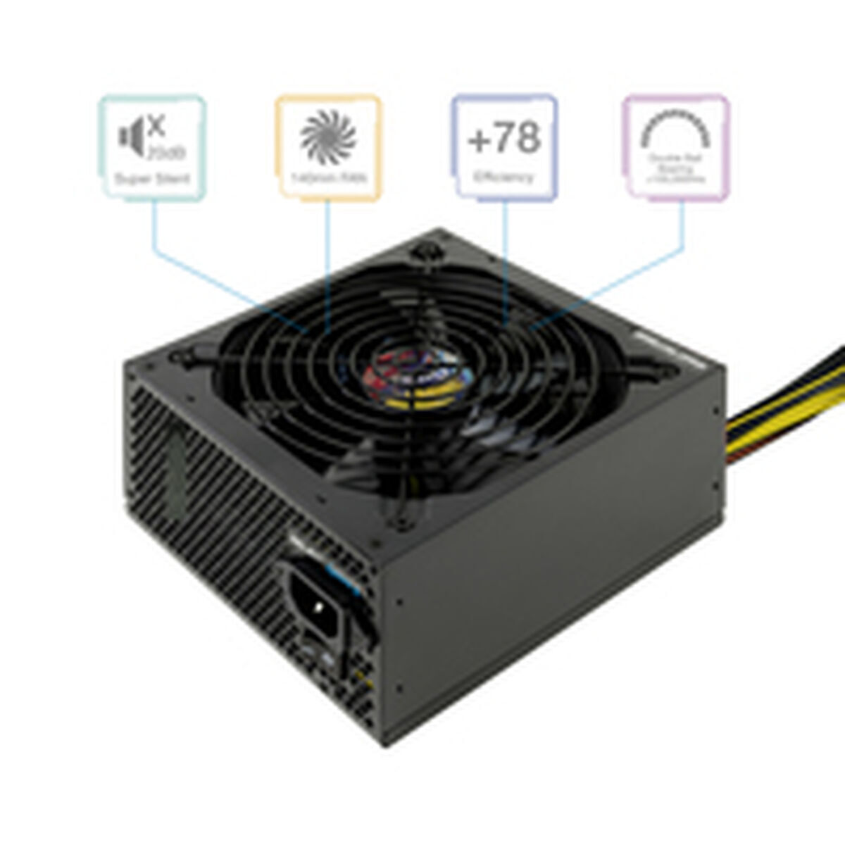 Fonte Di Alimentazione Tooq TqapolO-650sp Atx 650 W Ce - Rohs - Image 3