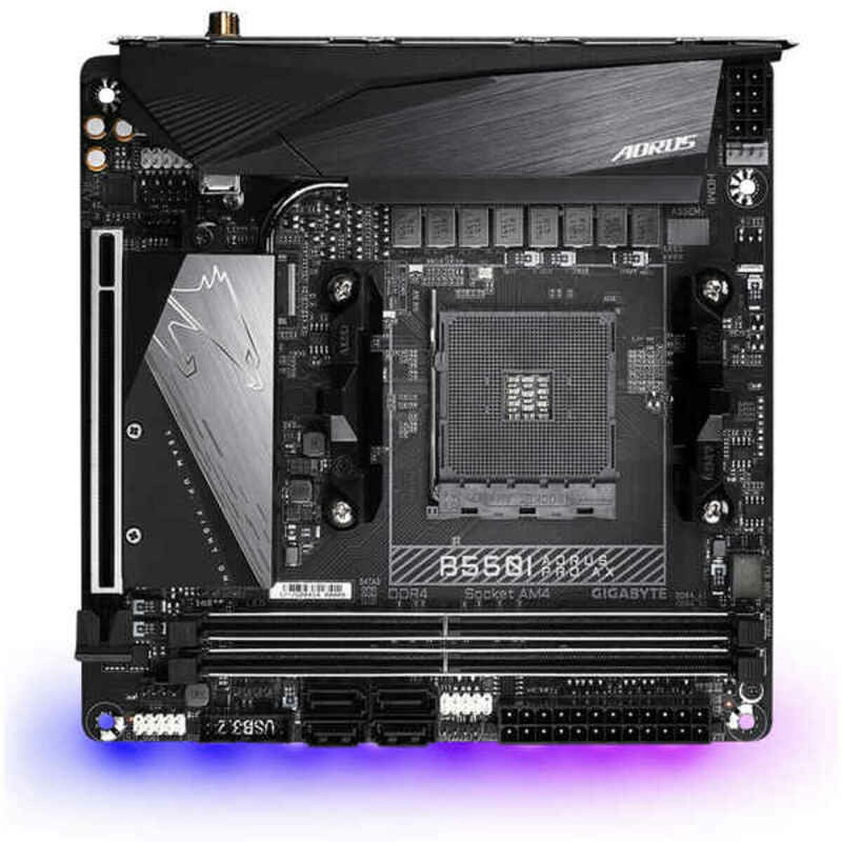 Scheda Madre Gigabyte B550i Aorus Pro Ax Matx Am4     Amd Am4 Amd Amd B550