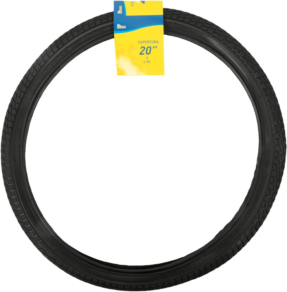 Copertura nera per ruota bici adulto copertone 20 pollici x 1,75